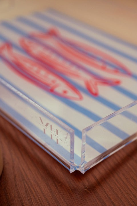Red Fish Tray