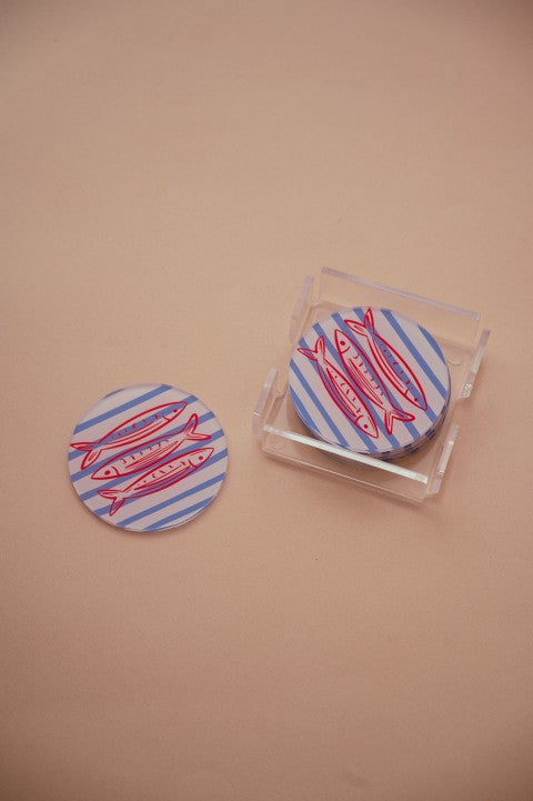 Red Fish Coasters